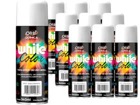 10 tinta spray branco brilho uso geral white lub 340ml