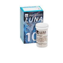 10 Tiras para Medição de Colesterol Luna Wellion