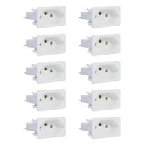 10 Tomada Margirius Para Cx.Embutir Padrão Weg 10/20a Branca