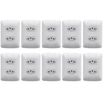 10 Tomadas Dupla Tramontina 10a Aria Sem Parafuso Oferta 10 Tomadas Dupla Tramontina 10a Aria Sem Parafuso Oferta