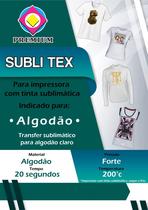 10 Transfers 20x30 Cm Algodão Claro Sublimação