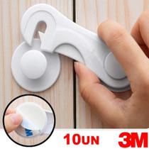 10 Trava De Gaveta Armário Porta Segurança Proteção Bebe Kit Trava Protetor Bebe Criança Adesivo 3M 10 Trava De Gaveta Armário Porta Segurança Proteção Bebe Kit Trava Protetor Bebe Criança Adesivo 3M
