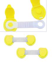 10 Trava De Segurança Flexível Pequena Amarela 10 Trava De Segurança Flexível Pequena Amarela