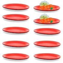 10 Travessas Oriental Em Melamina Para Servir Sushi Sashimi 10 Travessas Oriental Em Melamina Para Servir Sushi Sashimi