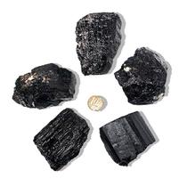 10 Turmalina Preta Pedra Natural 200 a 250g Média 7cm Tipo B 10 Turmalina Preta Pedra Natural 200 a 250g Média 7cm Tipo B