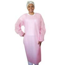 10 Un Avental Descartável Tnt Manga Longa 30g - Dejamaro