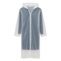 10 Un Capa De Chuva PVC Laminado Transparente Com Capuz