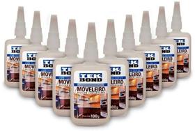 10 Un Cola Adesivo Instantânea Tekbond Moveleira 793 100Gr 10 Un Cola Adesivo Instantânea Tekbond Moveleira 793 100Gr