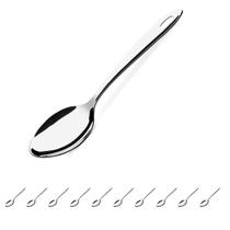 10 UN Colher inox grande de Servir arroz 33cm reforçada