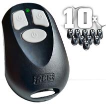10 un. Controle para portão RCG Command 433mhz cerca alarme