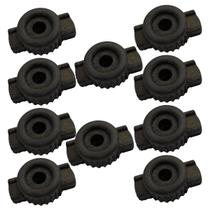 10 Un Manipulo de borracha Coletor de leite WF classic Preto