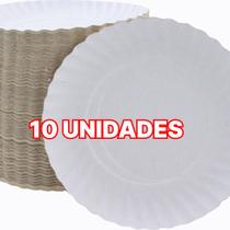 10 Un Prato de Papelao Redondo n 3 18cm de Diam