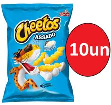 10 Un Salgadinho Cheetos Requeijao Onda 45g - Elma Chips