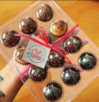 10 uni Embalagem Blister Box 12 doces - brigadeiro, bombom, Trufa 10 uni Embalagem Blister Box 12 doces - brigadeiro, bombom, Trufa