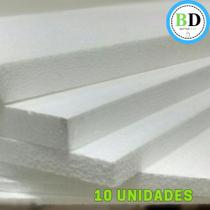 10 unid. Forro/Placa de Isopor 62 x 62 quadrada 20mm texturizado - ESTILO FORROS