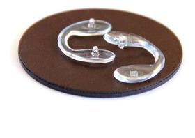 10 Unid Plaqueta Anatômica Parafuso Silicone Conserto Óculos