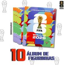 10 UNIDADES ÁLBUM DE FIGURINHAS COPA DO MUNDO OFICIAL FIFA 2026 Capa Brochura Futebol Seleção