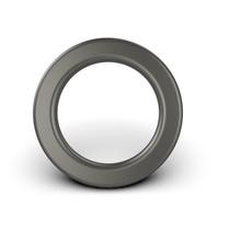 10 unidades - Argola Zamac Banho 17mm externo
