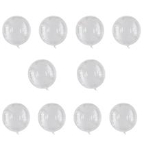 10 Unidades Balão Bubble 24 Polegadas 60cm Transparente Top