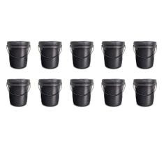 10 Unidades Baldes Baldinhos Tampa Lacre Multiuso Alça Resistente 10 Unidades Baldes Baldinhos Tampa Lacre Multiuso Alça Resistente