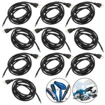 10 Unidades Cabo Elétrico Flex Com Plug 10a 2.0x 1.50x 2,82m