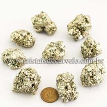 10 Unidades de Pirita Peruana Bruta 25 mm - 20 a 30 gr para Orgonite em Atacado 10 Unidades de Pirita Peruana Bruta 25 mm - 20 a 30 gr para Orgonite em Atacado