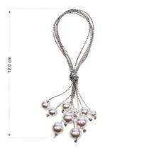 10 Unidades Enfeite Pingente Cacho Pérolas Fio Ouro