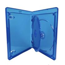 10 Unidades Estojo / Box Blu-Ray Duplo Azul c/Logo