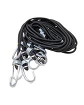 10 unidades Extensores Elásticos com 2 Ganchos em Metal 5mm 150cm - MTM