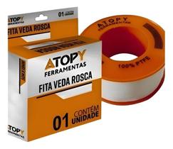 10 Unidades Fita Veda Rosca 19Mm X 10M