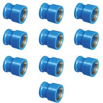 10 Unidades Luva LR Bucha Latão 25x1/2" Azul 10 Unidades Luva LR Bucha Latão 25x1/2" Azul