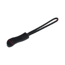 10 unidades/pacote zíper puxa cabo termina cinta lariat preto para acessórios de vestuário 10 unidades/pacote zíper puxa cabo termina cinta lariat preto para acessórios de vestuário