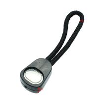 10 unidades/pacote zíper puxa cabo termina cinta lariat preto para acessórios de vestuário