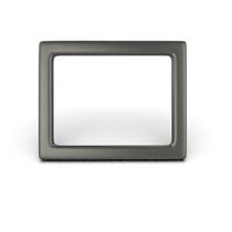 10 unidades - Passante Retangular Zamac Banho 35mm x 27mm externo 10 unidades - Passante Retangular Zamac Banho 35mm x 27mm externo