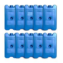 10 Unidades Placa Gelo Gel Reutilizável Rígido 500ml Artificial