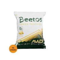10 Unidades Snack Proteico Beetos MaDi Sabor Queijo 40g