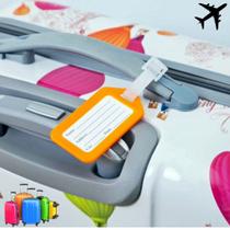10 Unidades Tag de Identificação Etiquetas p/ Mala Bagagem Viagem - Travel Luggage Tag