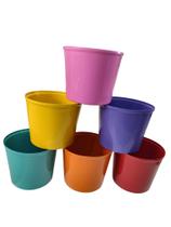 10 Vasinho 1 Litro Para Flor Plantas Jardim Decoração Alegre Coloridos