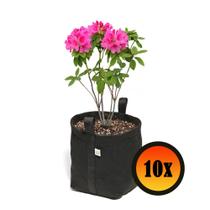 10 Vasos De Planta De Feltro 11 Litros Com Alças King Pot 10 Vasos De Planta De Feltro 11 Litros Com Alças King Pot