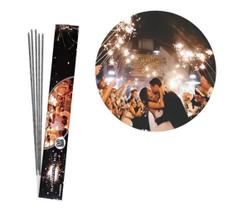 10 Vela Sparkles 30cm Casamento Estrelinha Faisca S/fumaça