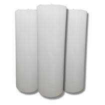 10 Velas 7 Dias Branca 200Gr 100% Parafina Pura No Atacado - Velas Namastê