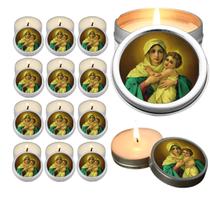 10 Velas Aromaticas Lembrancinhas Nossa Senhora de Fatima na Latinha Decoração Casa Capelinha Cantinho de oração Catolic 10 Velas Aromaticas Lembrancinhas Nossa Senhora de Fatima na Latinha Decoração Casa Capelinha Cantinho de oração Catolic