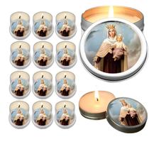 10 Velas Aromaticas Lembrancinhas Nossa Senhora do Carmo na Latinha Decoração Casa Capelinha Cantinho de oração Catolica 10 Velas Aromaticas Lembrancinhas Nossa Senhora do Carmo na Latinha Decoração Casa Capelinha Cantinho de oração Catolica