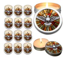 10 Velas Aromaticas Lembrancinhas Pomba Divino Espirito na Latinha Decoração Casa Capelinha Cantinho de oração Catolica 10 Velas Aromaticas Lembrancinhas Pomba Divino Espirito na Latinha Decoração Casa Capelinha Cantinho de oração Catolica