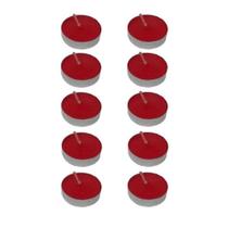 10 Velas Flutuantes Perfumadas Redonda Dia Dos Namorados