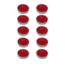 10 Velas Flutuantes Perfumadas Redonda Dia Dos Namorados