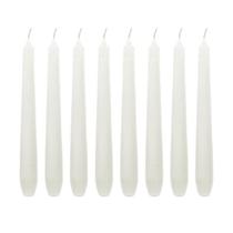 10 Velas Lisas 20 Cm Branca Decoração Casamento Castiçal