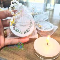 10 velas na latinha com Mini tercinho batizado