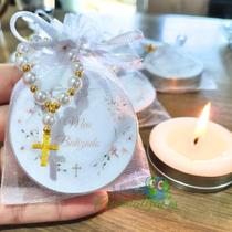 10 velas na latinha com Mini tercinho batizado