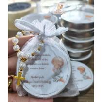 10 velas na latinhas com tercinho lembrancinhas de batizado 10 velas na latinhas com tercinho lembrancinhas de batizado